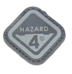 Hazard 4 1.1/3 pulgadas Cuadrado PVC Milspec Moral Parche Gancho Sujetador - Excelente - Imagen 1 de 1