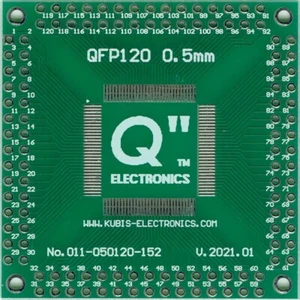 QFP120, LQFP120 0.50mm(0.02") to 4 x IDC2x15 [UK] - Picture 1 of 1