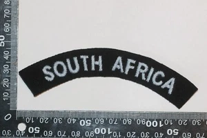 WWII PATTERN BRITISH CLOTH SHOULDER TITLE RAF SOUTH AFRICA NATIONALITY AIR FORCE - Picture 1 of 1
