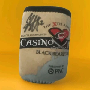 Carolina Hurricanes Casino Night autografato (John-Michael Liles) Can Koozie - Foto 1 di 8