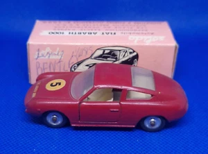 Abarth 1000, Solido 124 originale 1962, rosso scuro, con scatola - Foto 1 di 9