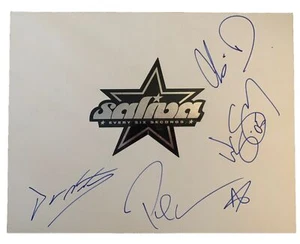 Saliva Band Signed Autographed 8.5x11 Mag Photo Backer Board BAS Guaranteed - Picture 1 of 1