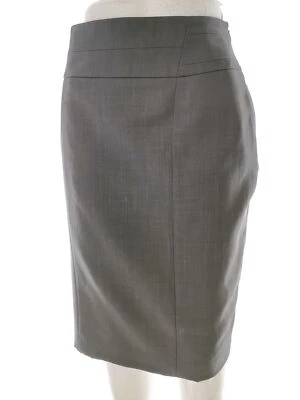 DEBENHAMS  Größe 12 (40) Grau Knielang Gerader und Bleistiftrock - Bild 1 von 4