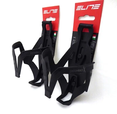 Elite Custom Race X Bottle Cage, Black/Black, PAIR - Image 1 of 2