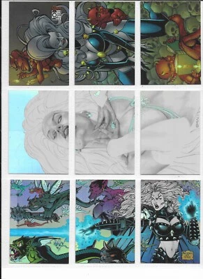 LADY DEATH HoloFoil Trading Card Set: The Changes of The Covenant /9 Cards - Image 1 of 3