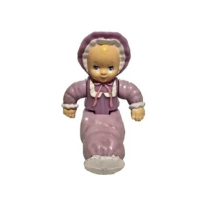 Playskool casa delle bambole viola gemella bambola bambina figura famiglia amorevole ricambio - Foto 1 di 5