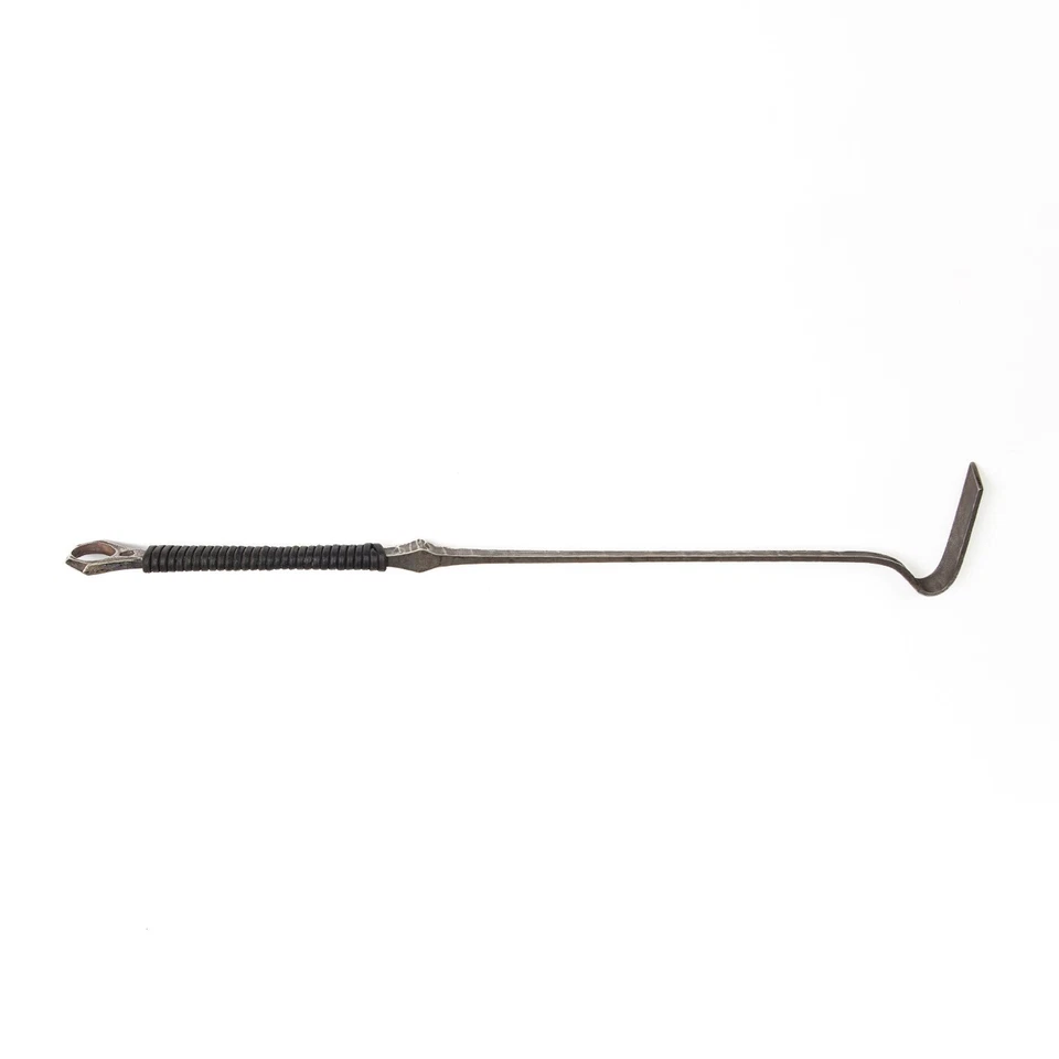 Chimenea de póker de acero inoxidable forjada hecha a mano, 70 cm (27,5 pulgadas) Foto 1 de 4