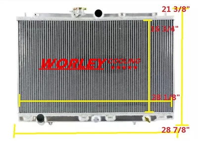 Aluminum Radiator For 2001-2003 02 Acura CL Premium Type-S TL Type-S V6 3.2L MT Foto 1 de 4