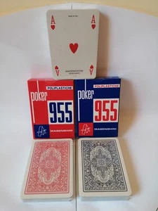 MAZZO CARTE TELATE TRIPLEX POLIPLASTICHE POKER "955" MASENGHINI - Bild 1 von 6