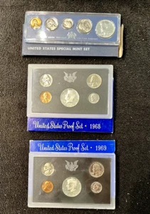 1968 & 1969 Proof Sets Plus 1966 Special Mint Set - Picture 1 of 2
