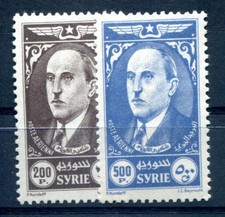 SYRIE 1944 Yvert PA 105-06 * SCHÖNER SATZ FLUGPOST(F1372