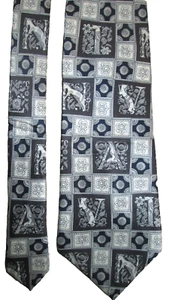 - LANVIN authentique cravate cravatte 100% soie TBEG vintage 10x150 cm - Picture 1 of 4