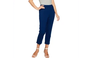 Pantalones Recortados Joan Rivers Joan's Signature Talla S A288774 QVC J - Imagen 1 de 3