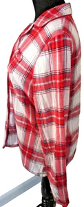 Pigiama pigiama pigiama Croft & Barrow rosso bianco a quadri in flanella taglia XS donna usato in ottime condizioni - Foto 1 di 4