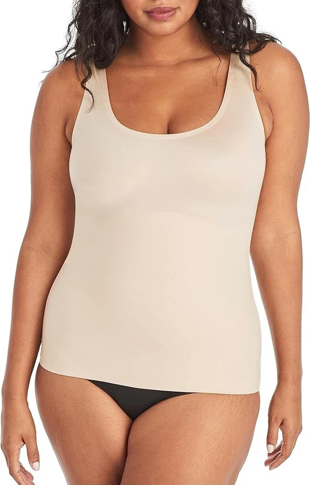Maidenform X3222 Womens Latte Comfort Devotion Shapewear Tank Top Size L - Image 1 of 4