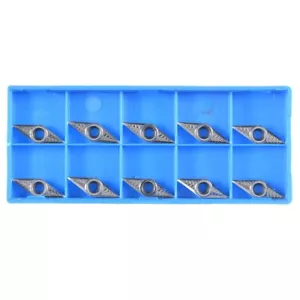 10 STCK. VCGT110304-AK N01 CNC-Einsatz Hartmetall Schneidklinge für Aluminium VCGT221-AK - Bild 1 von 9