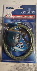 MANHATTAN DB25 PARALLEL PRINTER TO USB CONVERTER 336581 - Picture 1 of 2