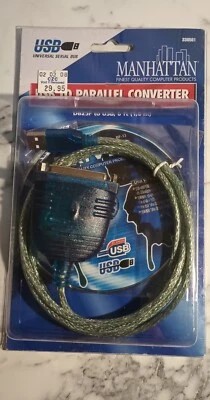 MANHATTAN DB25 PARALLEL PRINTER TO USB CONVERTER 336581 - Image 1 of 2