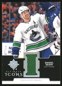 2019-20 Ultimate Collection Ultimate Icons Jerseys #UIDS Daniel Sedin