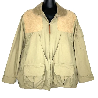 Walls Field Jacket Men's Large Beige Padded Shoulders Vintage Game Bird Hunting - Image 1 of 4
