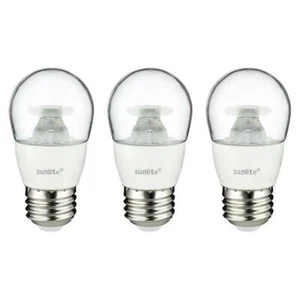 3 Pack Sunlite LED A15 Appliance 5W (25W Equivalent) Bulb (E26) Base Warm White - Picture 1 of 1