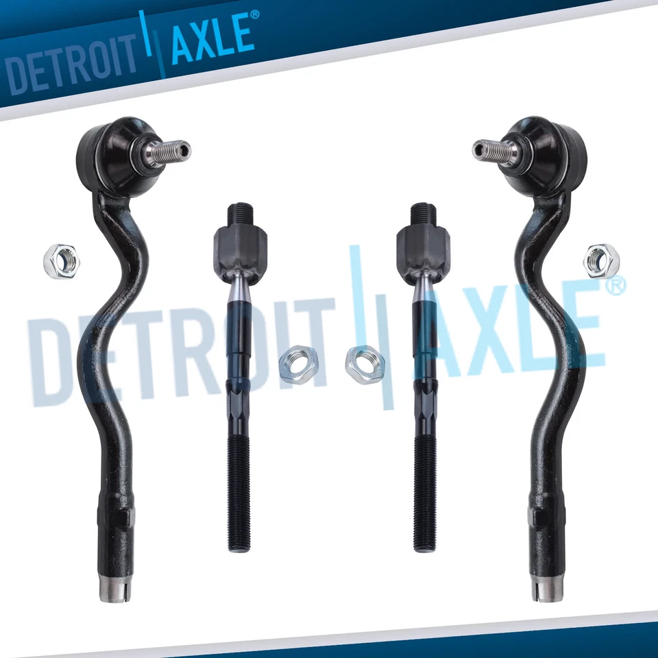 Front Inner and Outer Tie Rod End Links for BMW 320i 323Ci 323i 325Ci 325i 328Ci - Image 1 of 4