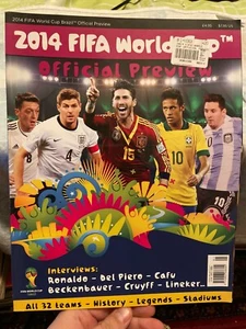 Fifa World Cup WC 2014 Official Preview Magazine SOCCER Collectors Brand New  - Picture 1 of 1