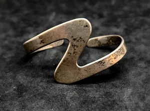 925 Sterling TJ-29 Cuff Bracelet 7in - 16.62g - Picture 1 of 3