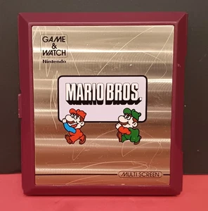 MARIO BROS NINTENDO GAME WATCH MULTI SCREEN 1983 WORKING PERFECTLY - Picture 1 of 10