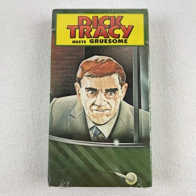 Dick Tracy Meets Gruesome (VHS, 1990) Burbank Video Black and White from 1947 - Image 1 of 2