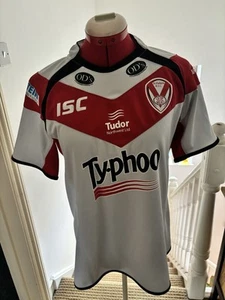 St Helens R.F.C. 2013 Home Rugby Shirt Jersey Camiseta ISC Size M - Picture 1 of 6