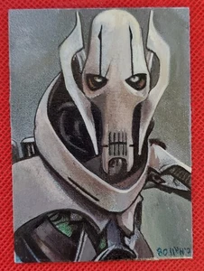2008 sketch card art GENERAL GRIEVOUS star wars CHARLES HALL aceo not topps - Picture 1 of 7