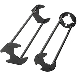 Practical Sink Basin Wrench Faucet Hose Spanner Degree Rotation Black - Picture 1 of 12