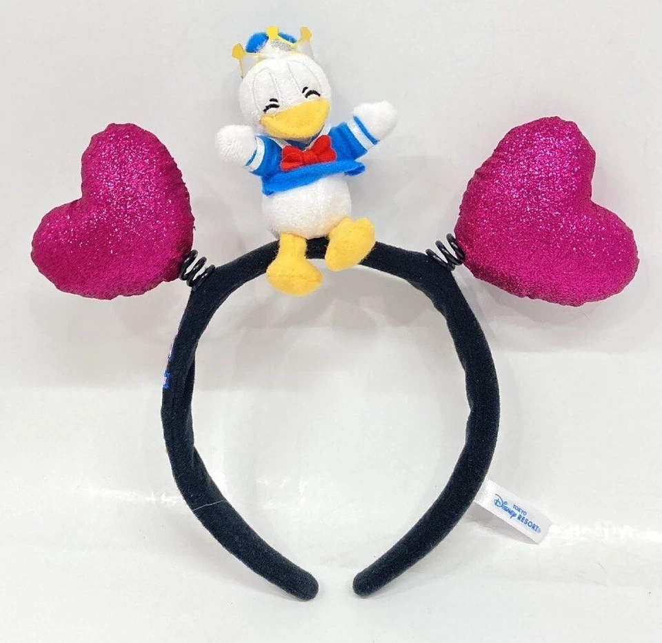 Palpalooza Donald Stirnband Ohren Herz Quacky Duck City Japan Tokyo Disney - Bild 1 von 4