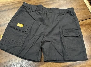 Savane Men’s Size 42 NWT Gray Rugged Comfort Cargo Hiking Shorts Outdoor - Picture 1 of 8