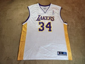 Vintage Reebok Lakers Shaquille O'Neal #34 Basketball Trikot Shaq Herren Gr. XL - Bild 1 von 21
