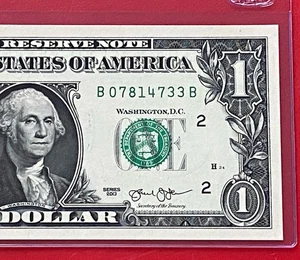 2013 $1 Dollar Bill FRN, ( New York B ) UNCIRCULATED BANKNOTE. - Picture 1 of 3