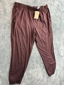 NIKE Men's Dri-FIT Yoga Pants NWT Burgundy Crush SIZE: 3XL - Picture 1 of 12