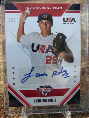 2020 USA Stars & Stripes Louis Rodriguez Auto! /299! Signature Rare - Image 1 of 2