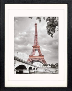 Picture Frames 12 X 16” with Mat to Display 11X14” Photo Black - Picture 1 of 7