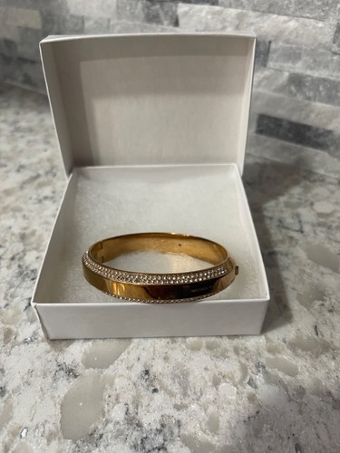 Michael Kors Bracciale Vintage Donna Tono Oro con Sassoni Argento