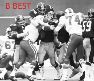 JACK LAMBERT HOLMES WHITE GREENWOOD HAM DEFENSE 12/22/74 AFC PLAYOFF 8X10 CLASIC - Picture 1 of 1