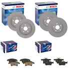 Bosch brake discs + front + rear pads suitable for Ford Mondeo 5 V MK5