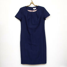 Women's NOA NOA Blue Short Sleeve Cotton & Wool Dress Size M