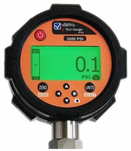 VAETRIX ETG DIGITAL PRESSURE GAUGE CERTIFIED -12 TO 100 PSI .05% 7 BAR - Imagen 1 de 6