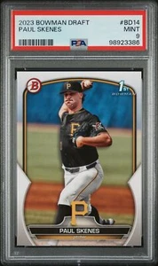 2023 Bowman Draft Paul Skenes PSA 9 #BD14 PITTSBURGH PIRATES 386 - Picture 1 of 2