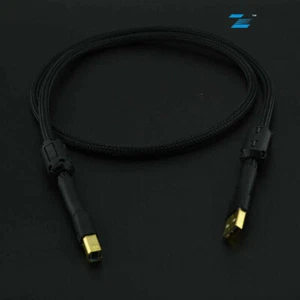 HiFi USB Cable A-Male to B-Male DIY Audio Signal Cord for DAC Decoder Sound Card - Picture 1 of 7