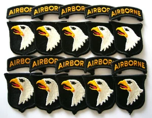 101st AIRBORNE DIVISION "Patch & Tab" 10er SET (aktuelle Herstellung) - Bild 1 von 2