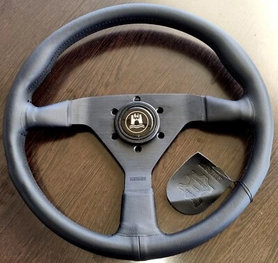 MOMO  Rennport Lenkrad "TYP V35" Schwarz  / KBA + ABE ideal für VW + Porsche 914 - Bild 1 von 4