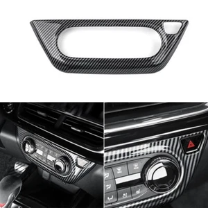 Cubierta del panel de botones del aire acondicionado ABS de fibra de carbono para Chevrolet Trax 2024 - Imagen 1 de 8